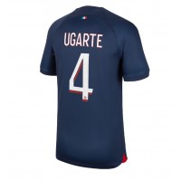Camisa de time de futebol Paris Saint-Germain Manuel Ugarte #4 Replicas 1º Equipamento 2023-24 Manga Curta